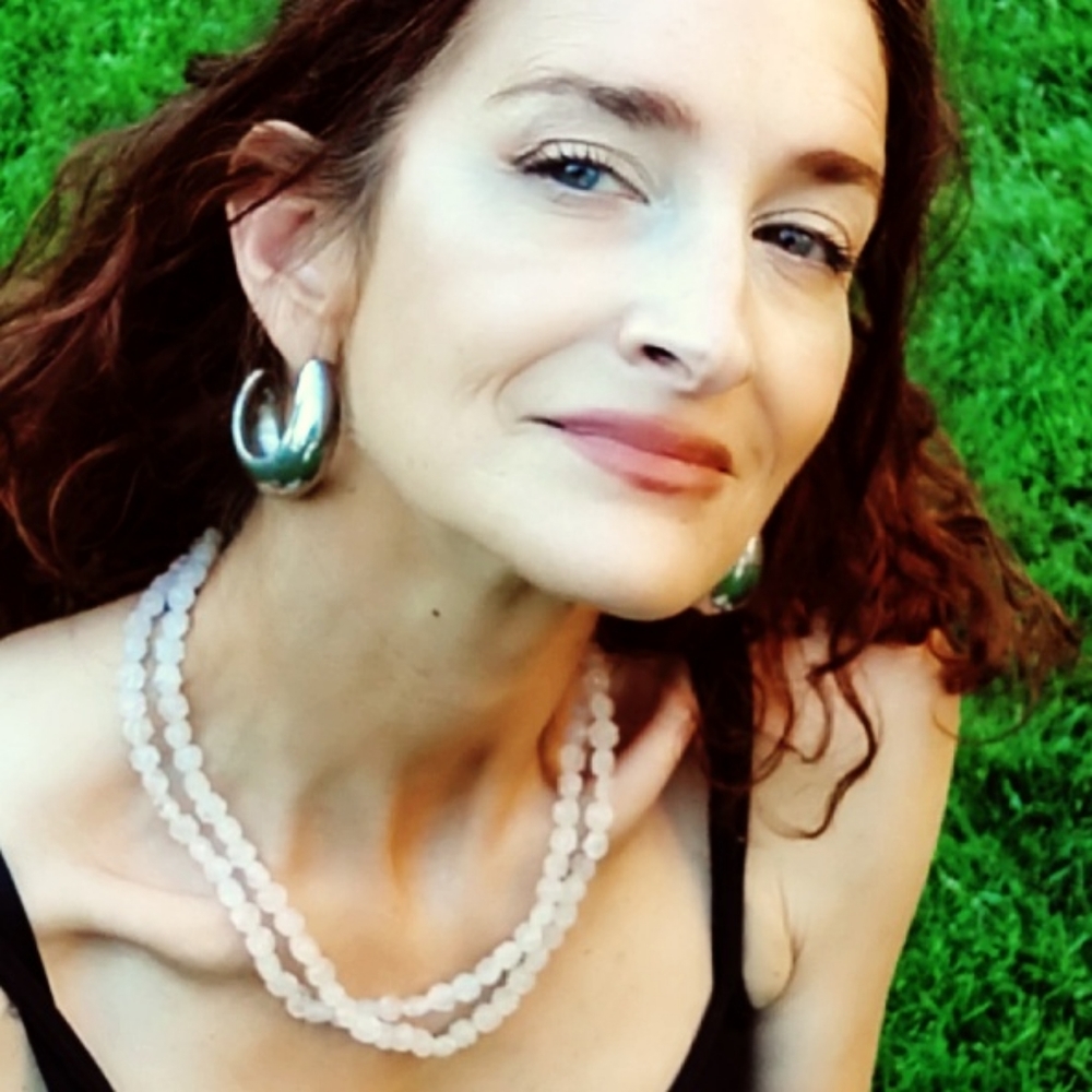 Vintage Rose Quartz Carved Double Beaded Necklace